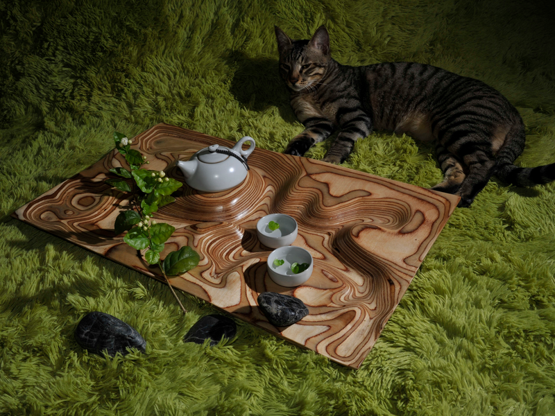 Illustration for article titled A Table That Looks Like Topography Is the Prettiest Way to Serve Tea